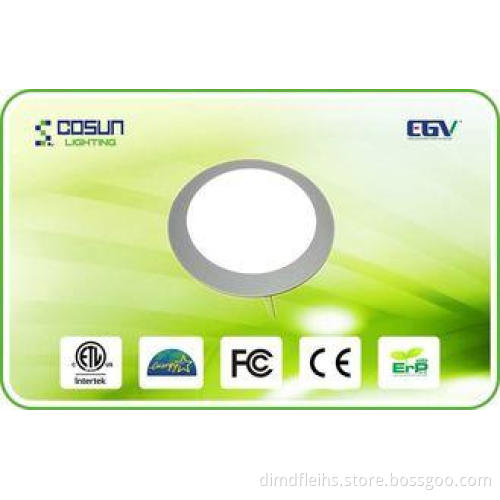8W 595LM LED Flat Panel Lights / Ultra Thin 4 Inch LED Down
